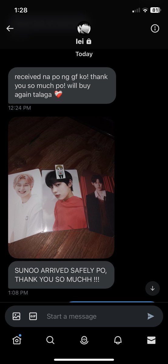 arrttycart's tweet photo. Thank you for purchasing. Kahapon ko lang na ship out to ahh. Ang bilis naman, nagulantang ako haha. #arrttyproofs https://t.co/jUXhWeSeiZ