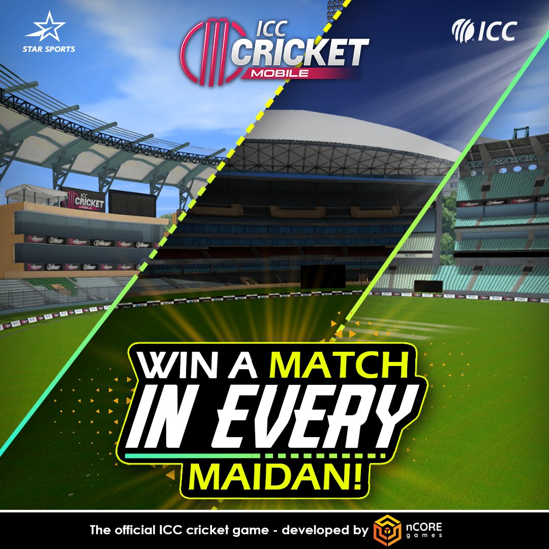 StarSportsIndia's tweet photo. Set up your perfect game!
Pick from a variety of pitches, teams, and more 🥳.
Start playing today!
Download the official ICC cricket game by #nCoregames TODAY!
Android: https://t.co/F6BsBzO0TB
iOS: https://t.co/iuyD4odhCm https://t.co/LDGqKDu2f3