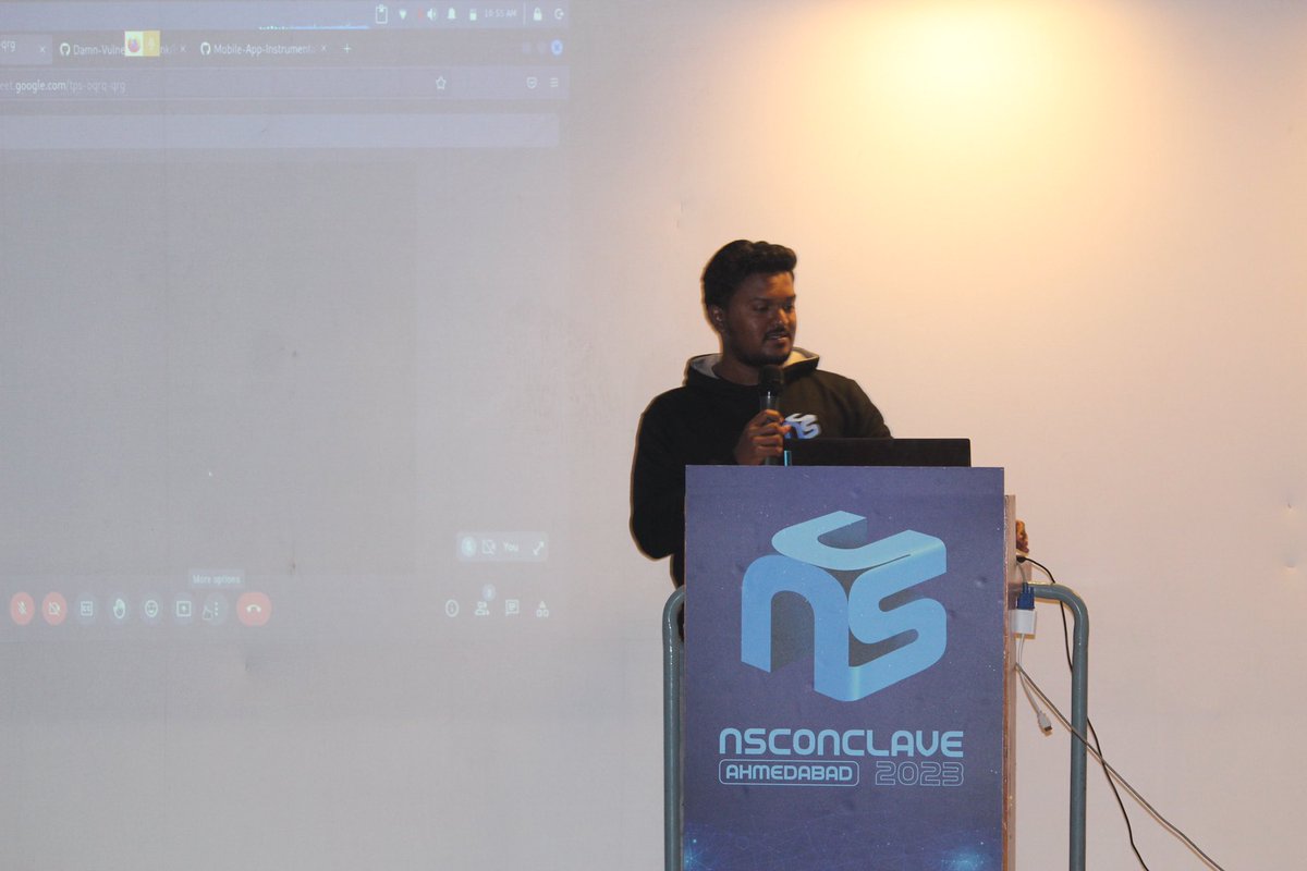 NSConclave's tweet photo. Now it's time to debug #Android's native library with @0ninaik &amp; @ps_doom on #NSConclave2023 Talk: Debugging Android's native library

#Conference #CyberSecurity #mobilesecurity #AndroidPenTest

🌐For more info: https://t.co/X6pKu6BwyK https://t.co/z0nR0LYTCa