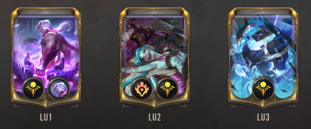 RIP 7-2 w/ no seeding! But hey, I knocked out 3 peeps who had seeding from qualifying. Fully a degen tn 🙃 
LU: Ak/Varus, Jinx/Ekko, Mono Shurima