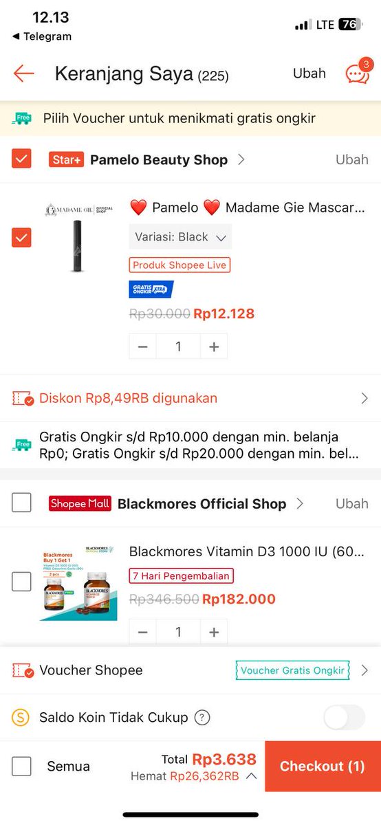 petarpesanantar's tweet image. Mascara Madamegie ,klaim voucher di live etalase no 40
⬇️⬇️
shope.ee/3AZL7OGSVl 
 

#500T #ferdinand #intm #malming #terong #tetangga #morningg #persissolo #qris #masduta #ricis #mikha #universitasgagalmerakyat #sektemangkujiwo #museum #hokbay #minggu