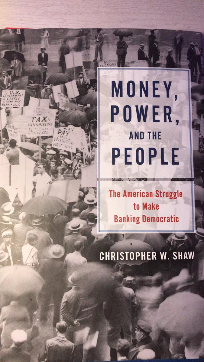 michaelxpettis's tweet photo. 1/3
I've long argued that you could write a pretty good history of American politics from well before the American Revolution through the 1940s by just focusing on political conflicts over banking and on the definition and control of money. https://t.co/BQxdaYstGT
