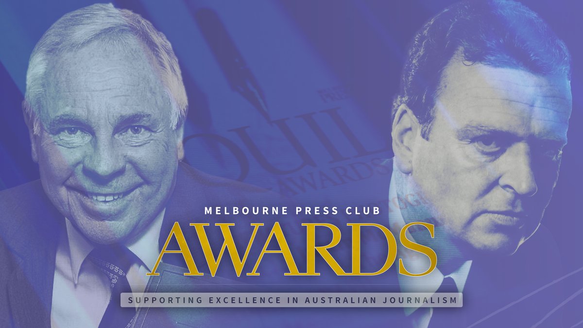 MelbPressClub's tweet photo. MPC awards entries close MONDAY.

Did you know: you can nominate yourself or another media professional for the Perkin and Gordon awards? This is your chance to say thanks to those who have supported you in the industry.

Find out more: https://t.co/bdDagkXf3O https://t.co/qNXGMdC7pB