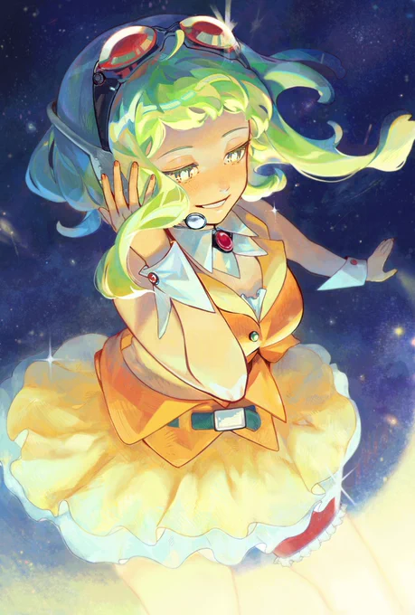 #GUMIイラストコンテスト2023応募させていただきました。 .。*゜+.*.。 GUMI ℒℴѵℯ ゜+..。*゜+ 