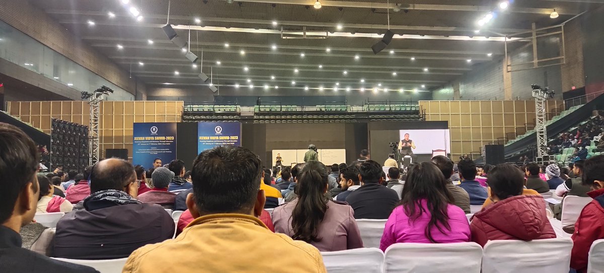 socialiteneha's tweet photo. JEEVAN VIDYA SHIVIR -2023
Enduring happiness and harmony through happiness
#thyagraj stadium, Delhi https://t.co/LVm8cTK8my