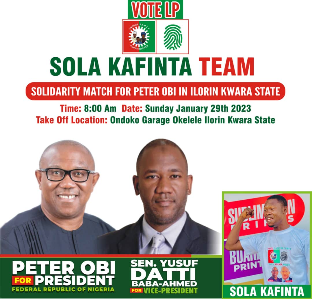 solakafinta's tweet photo. Team solakafinta solidarity match for @PeterObi will definitely be a kind of neck pressing today https://t.co/NUbKe2qXpX