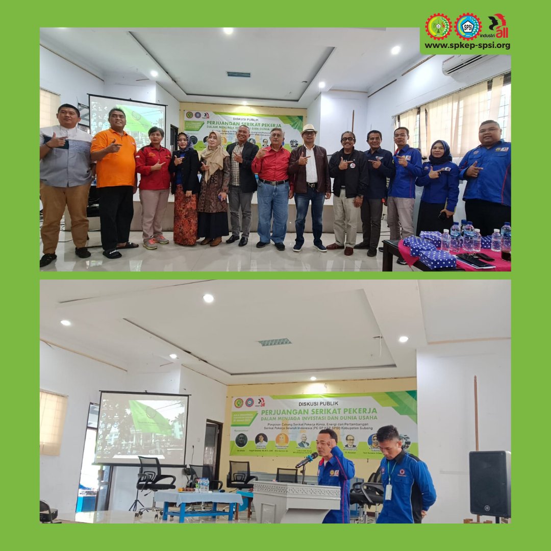 spkepspsi's tweet photo. Diskusi Publik " Perjuangan Serikat Pekerja dalam menjaga Investasi dan Dunia Usaha". Diselenggarakan oleh PC SP KEP SPSI Kab Subang. Minggu, 29 Januari 2023. #spkepspsi #spsi #keptv #mencerdaskanpekerja #subang #pekerja #buruh https://t.co/DiAYE0hVlD