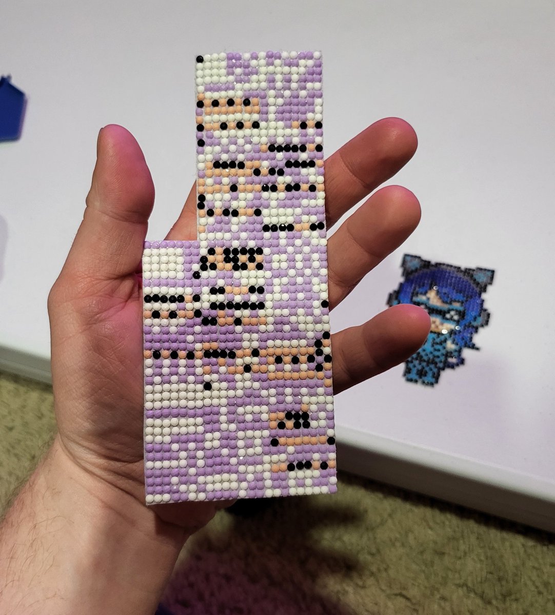 Anthro1's tweet image. This randomly showed up in my craft stuff. Should I be worried? #missingno