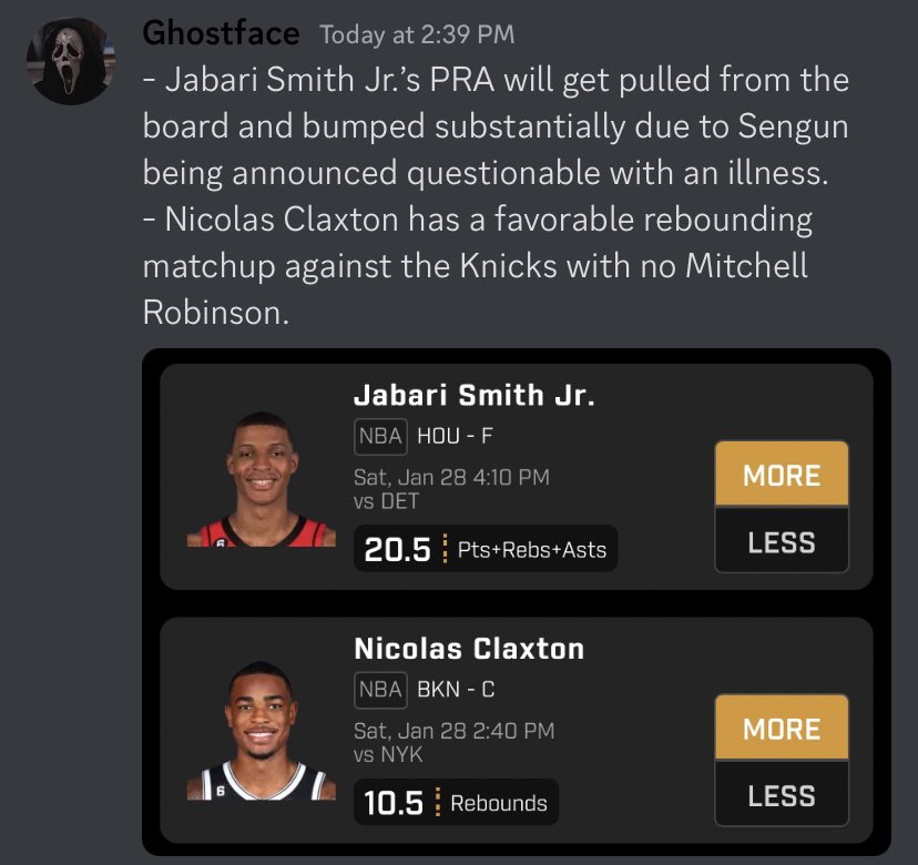 killerprops's tweet photo. Real picks real results! 🎯

Want more plays like this? Join our FREE DISCORD link in bio!

#PrizePicksNBA #PrizePicks #GamblingTwitter #PrizePicksNFL #SportsGambling https://t.co/3uEFwenEJW