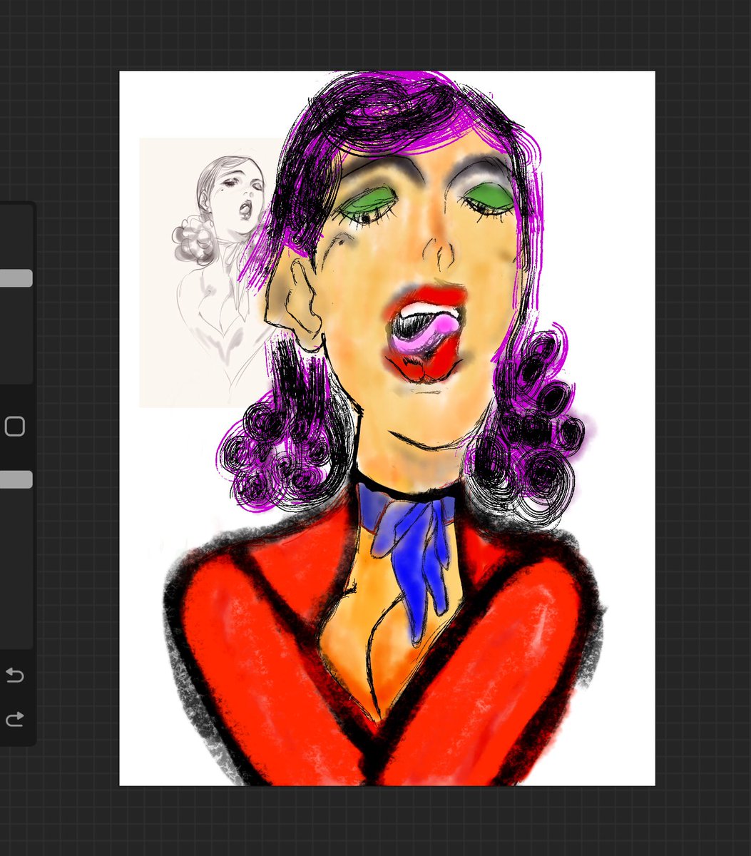 GoldRagingApe's tweet photo. #Procreate #practice #colors #drawingdetails #art https://t.co/17TthWJFux