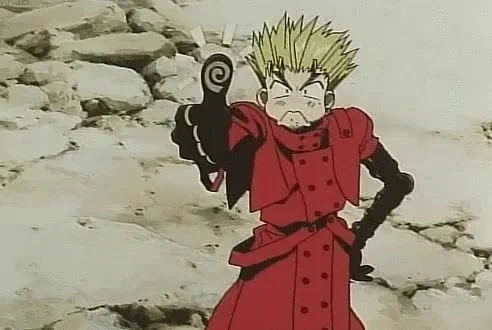 started watching both 1998 and 2023 trigun and he has captivated me 