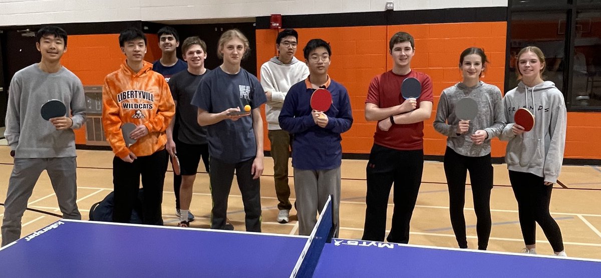 cguiard's tweet photo. Ping pong club 2022-23π Episode 21- #LvillePingPong #D128UnionStrong #pingpong #itsFriday #D128DARING #resilient @NewgyRoboPong @LHS128Principal https://t.co/LYrJC4aeR1