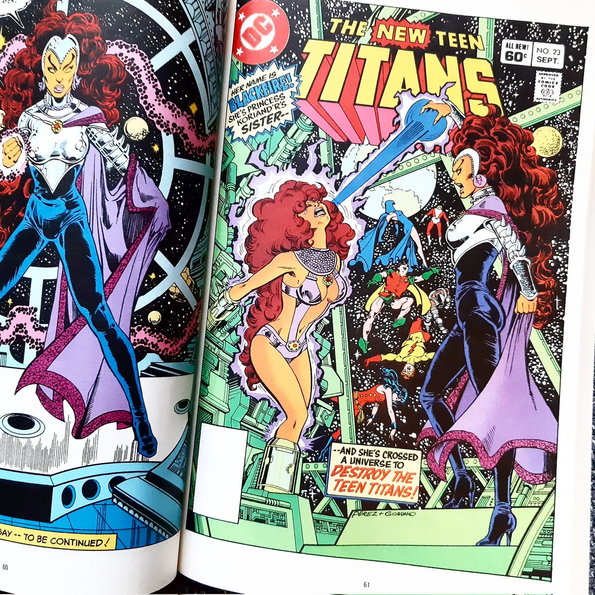 EmjayMj2's tweet photo. #TheNewTeenTitans #DCComics #DC #TeenTitans #GeorgePérez #DickGiordano #MarvWolfman #Raven #Robin #WonderGirl #TNTT #KidFlash #Blackfire #Changeling #Cyborg #Starfire https://t.co/nN9P531MTP