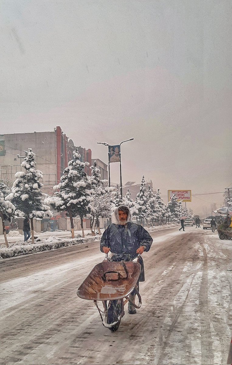 ThCacdnbe's tweet photo. برف سفید بر روزگار سیاه کابل!
#Kabul #snowyday https://t.co/F71tovvmEM