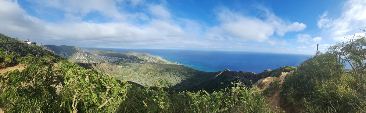 Died a little but what a view.