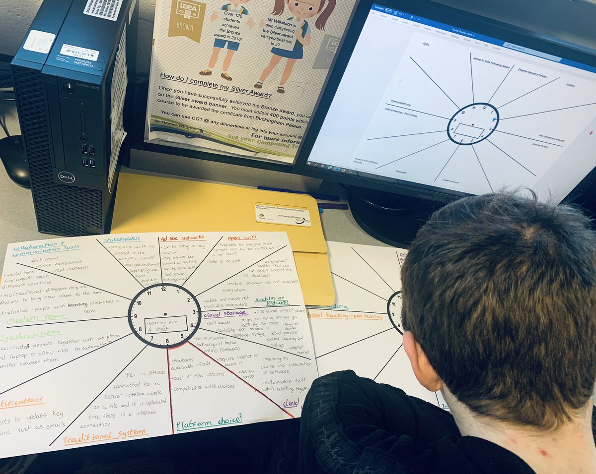 stwacab's tweet photo. We ❤️ the effort our @STWAcademy Y11 BTEC IT students have demonstrated this morning! 3 hours covering Learning Aim A, B and C using Revision Clock alongside other MLT knowledge organisers and materials! Keep up the hard work and let’s smash Wednesdays exam… #investment #proud https://t.co/CHRbEiHAGW