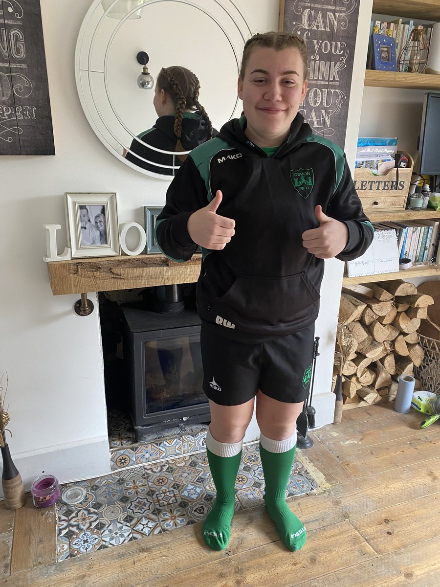 JuleeWilliams's tweet photo. Good luck to my little pocket rocket today! First Devon Game of the season and she’s captain! Go Roo Go! Good luck to the other South Molton Panthers too! For one of the smallest clubs in Devon it’s amazing that 4 have been selected to play for their county! 🏉 @PGR_RUGBY https://t.co/rhAqckLh06