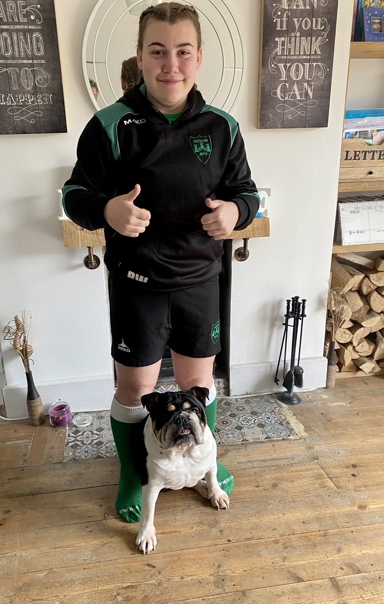 JuleeWilliams's tweet photo. Good luck to my little pocket rocket today! First Devon Game of the season and she’s captain! Go Roo Go! Good luck to the other South Molton Panthers too! For one of the smallest clubs in Devon it’s amazing that 4 have been selected to play for their county! 🏉 @PGR_RUGBY https://t.co/rhAqckLh06