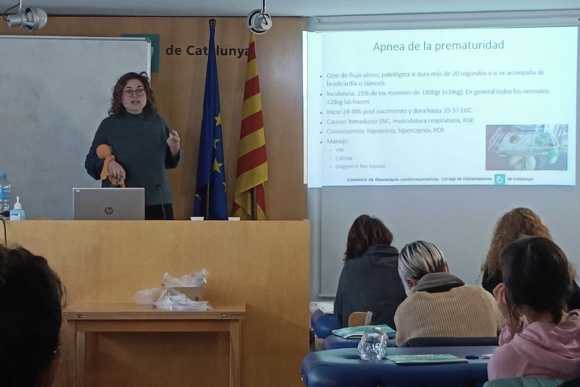 <a href="/ColFiCat/">CFC</a> Tanquem el curs de Fisioterapia Respiratoria Pediatrica, nivell avançat, amb la nostra companya Andrea Valiente parlant-nos del nen prematur. Gracies per la teva participacio i t’esperem en les properes edicions.
