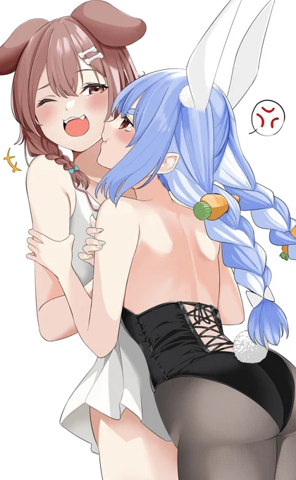 仲良く喧嘩#できたてころね#ぺこらーと 