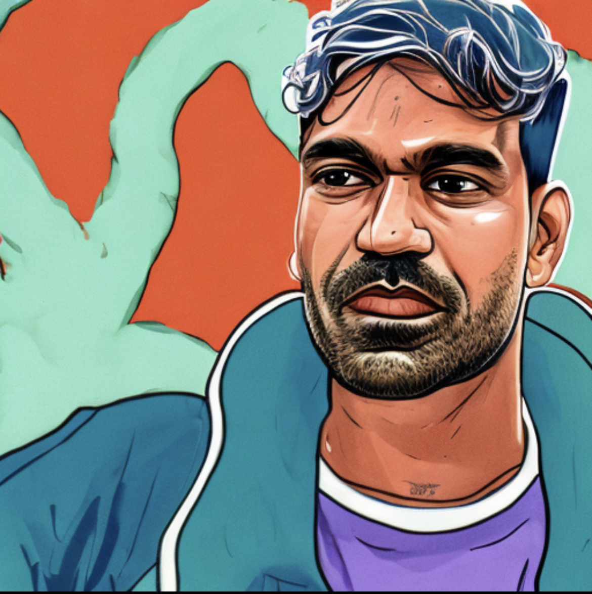 shashrvacai's tweet image. #selfpotrait #art #creativity #imagination #AI #technology