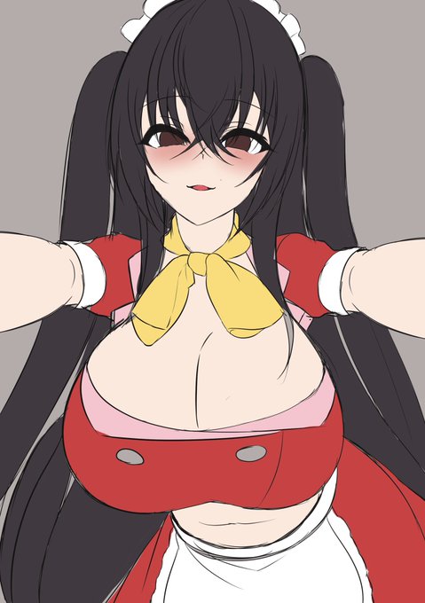 バレンタインイラスト描いてました 