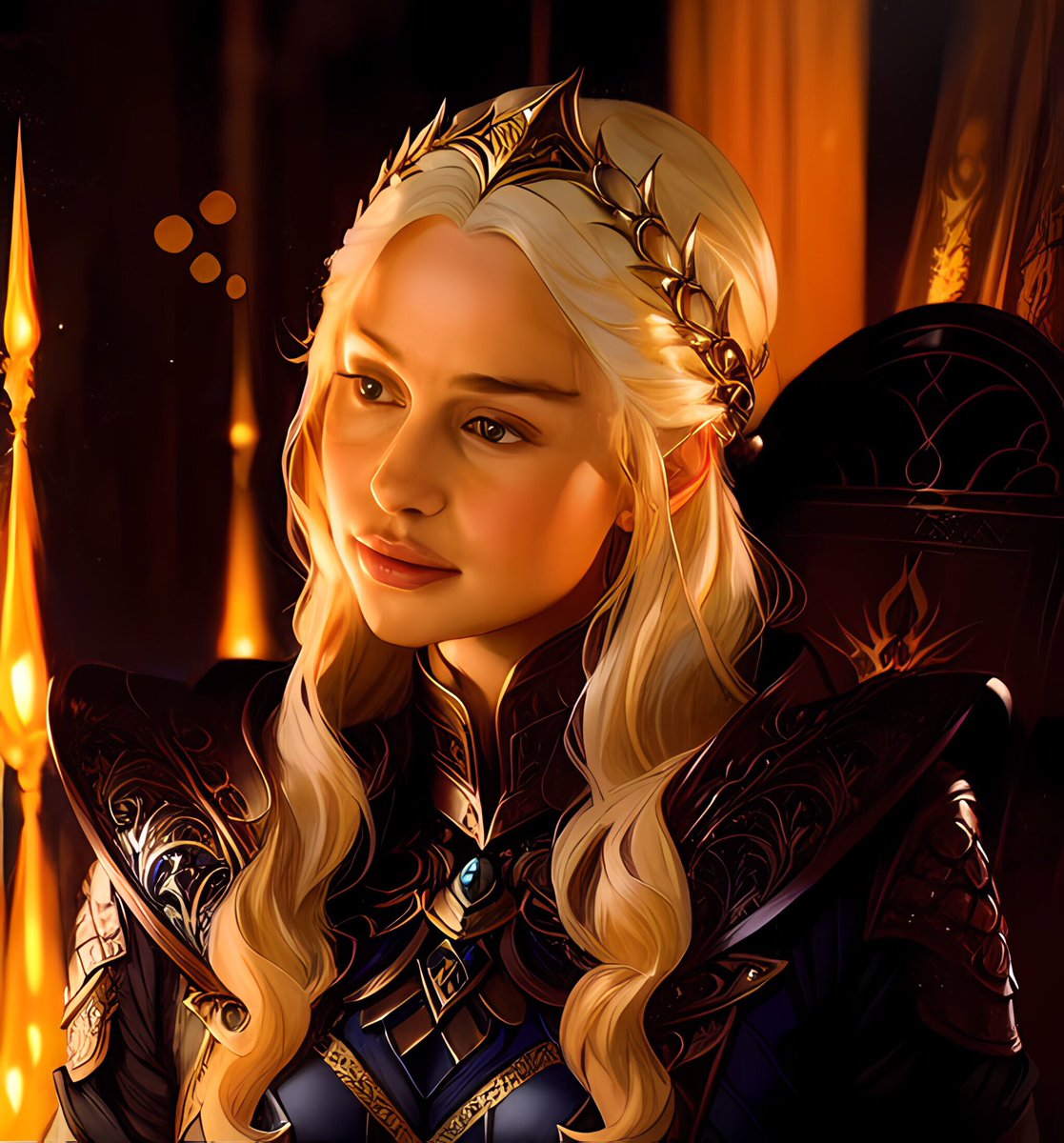 celinde_louisa's tweet photo. My queens. 😍 #AIArt #PrequelApp #Rhaenyra #Daenerys #ArrificialIntelligence https://t.co/ynbWEaqMHT