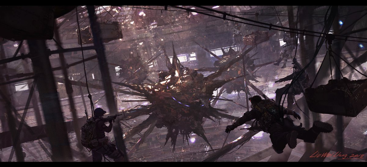 「The Art of Weiliang LiuGallery and Detai」|IAMAGのイラスト