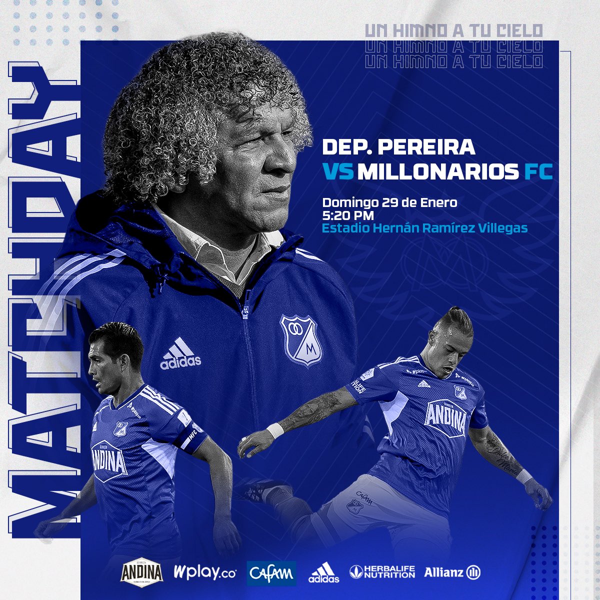 MillosFCoficial's tweet photo. ¡𝘛𝘰𝘥𝘰𝘴 𝘤𝘰𝘯 𝘭𝘢 𝘢𝘻𝘶𝘭 𝘱𝘶𝘦𝘴𝘵𝘢! 💙⚽️🔝 ¡𝙃𝙊𝙔 𝙅𝙐𝙀𝙂𝘼 𝙈𝙄𝙇𝙇𝙊𝙉𝘼𝙍𝙄𝙊𝙎! https://t.co/zt97QI52Is