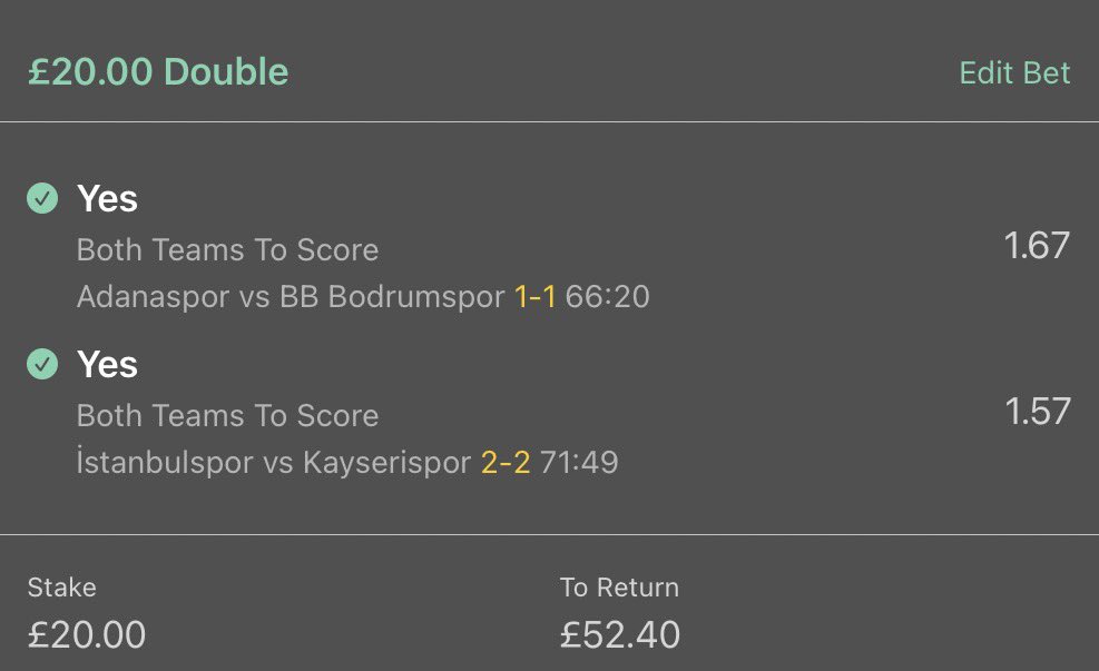 JackStatTips's tweet photo. WWWWWWIIIIINNNNEEERRRSSSS
✅✅✅✅✅✅✅✅✅✅✅✅

FREE TIP WINNER BOSH 💥 

FIRST TWO ACCAS ON APP WIN BOSH 💥 

WHAT A START TO THE DAY!!!

COME ON LETS HAVE IT!!! ❤️

Who was on with us and who wants some more??

App Link 👉 https://t.co/56KstusN8h

8 More Accas on the app…. https://t.co/WSfDoYIpQR