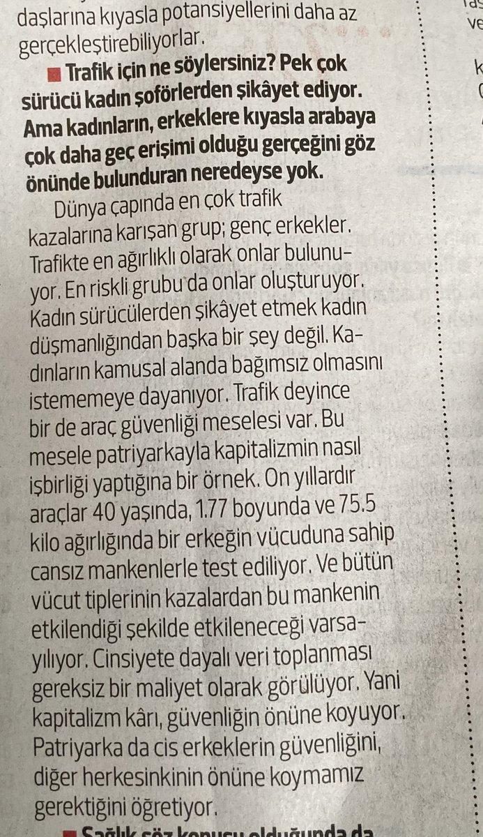 keremfndk's tweet photo. @gulizarslan , Hürriyet Pazar’da Alman gazeteci @rebekkassine ile “Eşyaların Patriyarkası” (@iletisimyayin ) kitabı hakkında görüşmüş. Ne kadar çok bilmediğim/fark etmediğim şey varmış! https://t.co/RkMPgRKm2Y