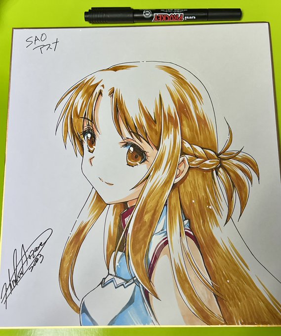 【019/365】毎日絵投稿してみる(なるべく)

今日もアナログ色紙✍️
SAO アスナ 