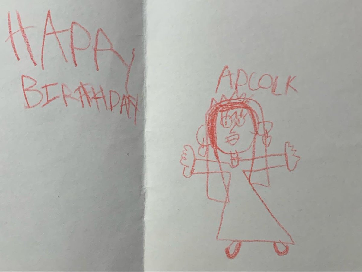 AmandaAdcock81's tweet photo. On Friday I was called to the CDC classroom where they handed me these cards and sang to me. I waited until yesterday to look at them because I knew I’d be working most of the day. I love all my kiddos but my CDC kids have a special place in my heart. https://t.co/cBJSScEyVS
