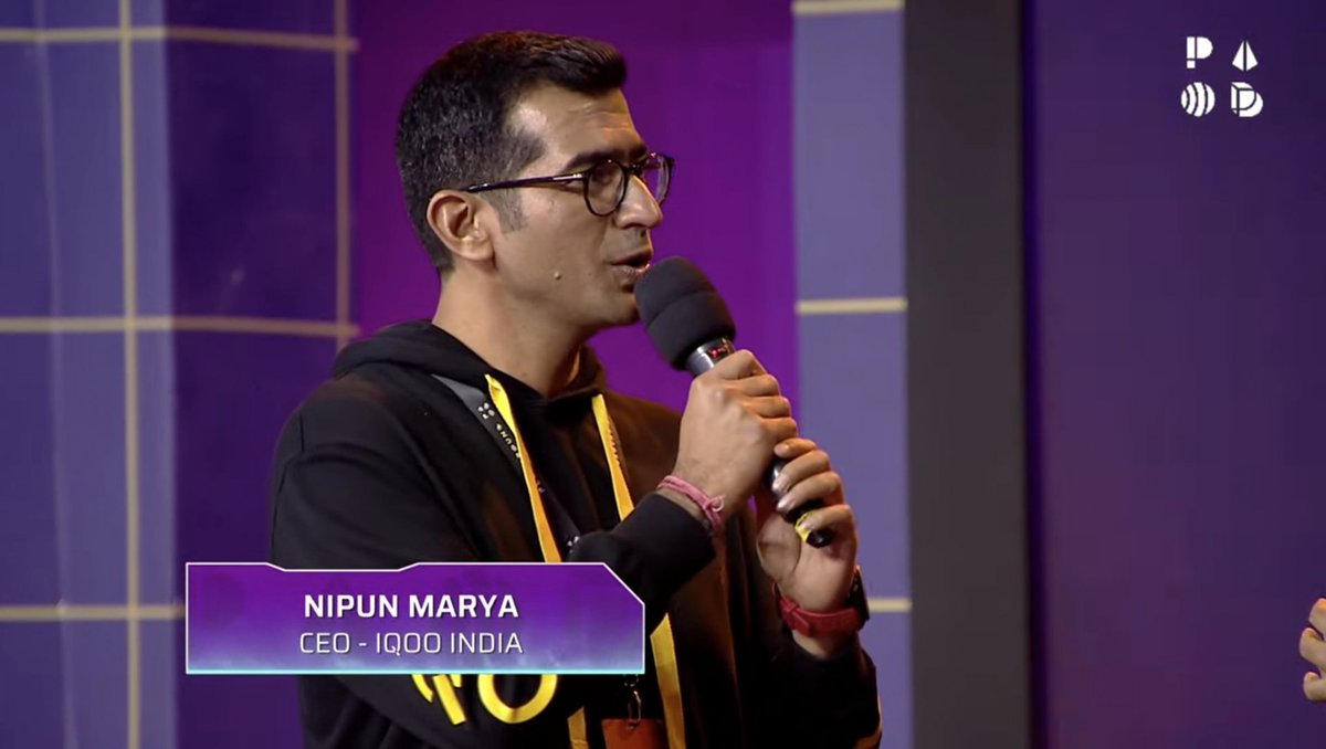 nipunmarya's tweet photo. This was fun. Thank you, @team_playground for having me at the #PlaygroundAuction. 

#Gamers, are you ready to unleash the #PowerToWin? Launching on 16 FEB.  #iQOONeo7onPlayground https://t.co/oausQ4Jkgz
