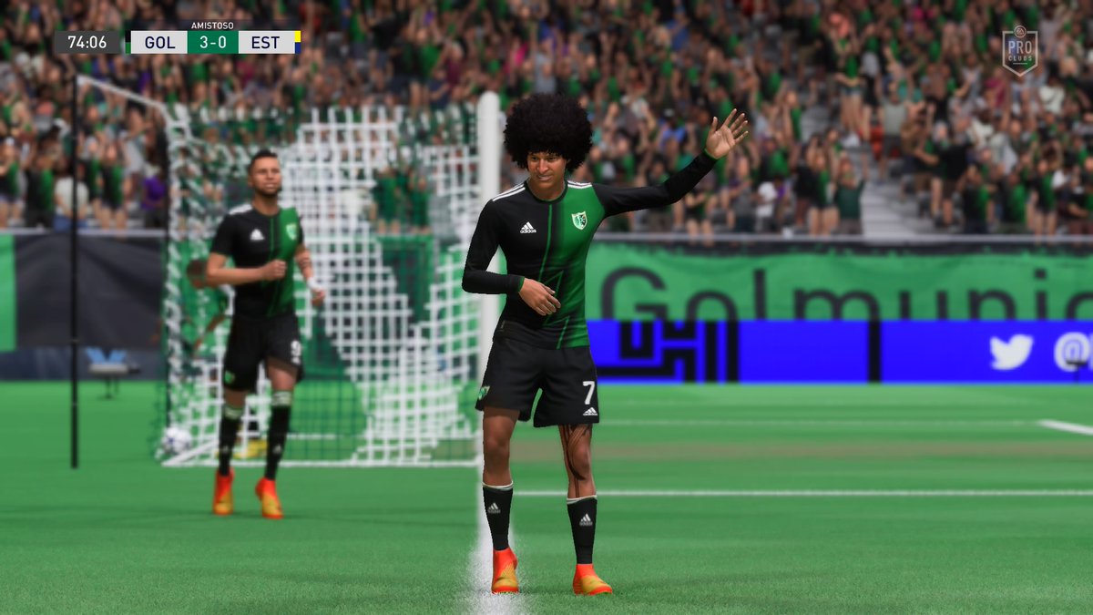 GolmunioCHOLLOS's tweet photo. 🕺🏾💚 @Dudu4cpro
#FIFA23 | #ClubesPro | #VirtualProClubs https://t.co/Ri02LbkxXB