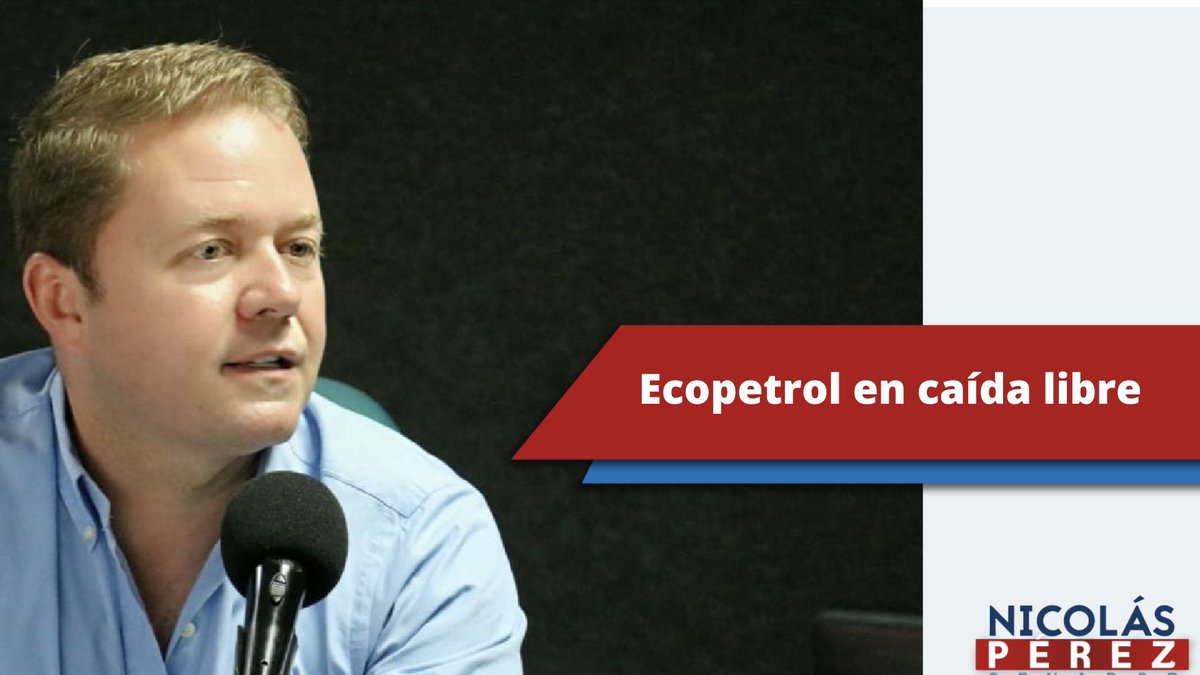 nperezvasquez's tweet photo. Los invito a leer mi #ColumnaDeOpinión:Ecopetrol en caída libre
La salida de Bayón de la Presidencia de Ecopetrol es una pésima noticia. Ahora,la joya de la corona del País queda con una Ministra que le ha declarado la guerra al sector de los hidrocarburos
https://t.co/cQMNfHL7yv https://t.co/dt8LfG6ci7