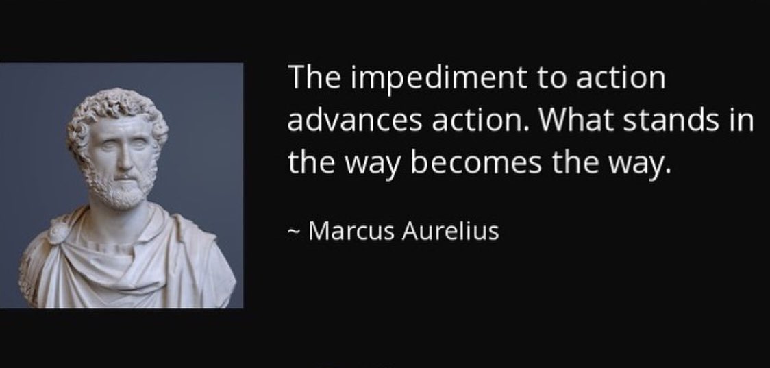encryptedstoic's tweet photo. The impediment to action advances action. What stands in the way becomes the way.
-Marcus Aurelius
#EncryptedStoic
#TheCryptographicStoic
#CyberSecurity #Bitcoin https://t.co/E4Qnn13D1G