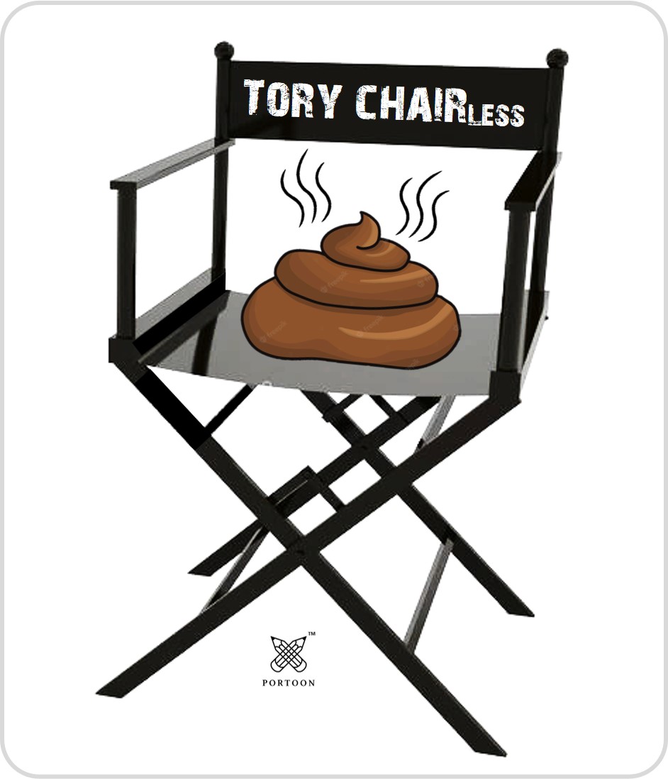 BREAKING NEWS #DrawZahawi
@MartinRowson
#ToryChairless 🪑⛔️