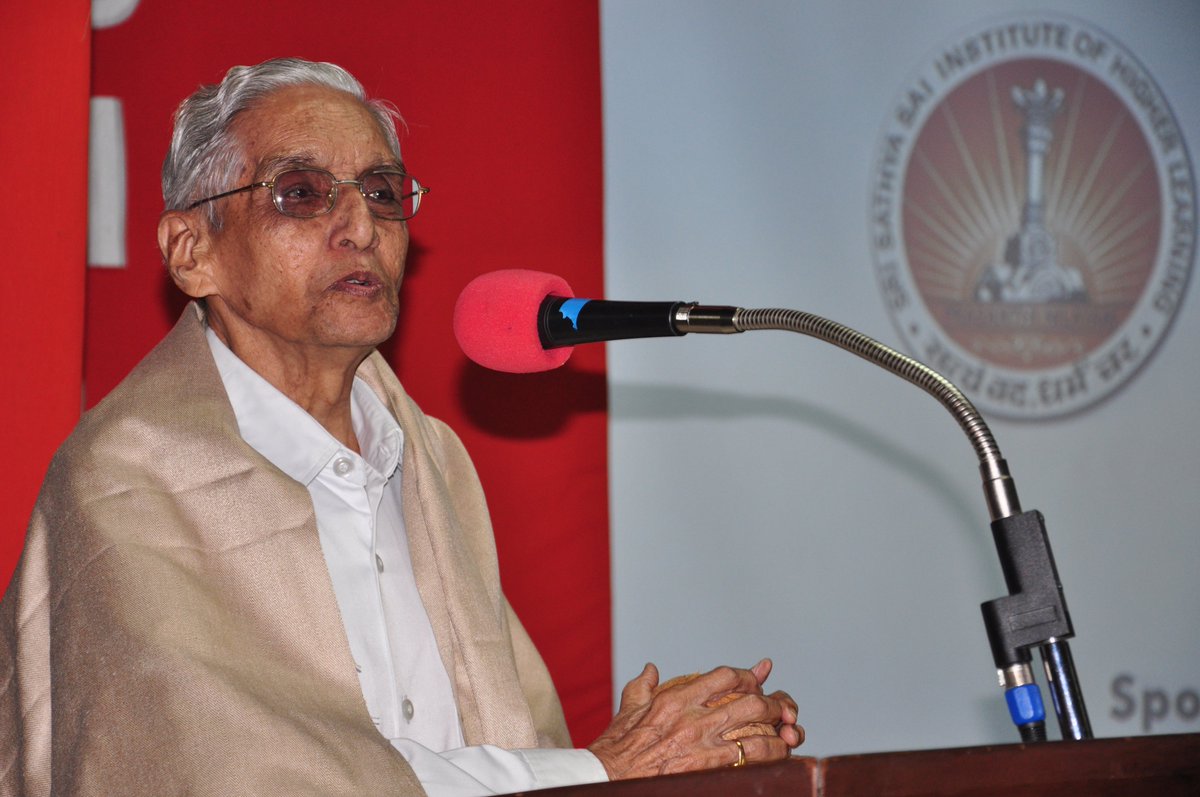 SSSIHL's tweet photo. It gives us great joy &amp; pride to share that Prof. Prakash Chandra Sood, Hon Professor, Dept. of Physics, @SSSIHL has been selected for the #PadmaShri award. Congratulations to Prof. P C Sood for the award and his significant contribution to the field of #NuclearPhysics #Physics https://t.co/1NMlTMzsIj