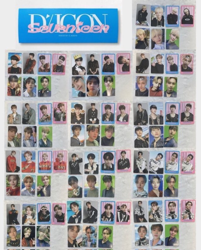 SEVENTEEN DICON 102 DFESTA MINI EDITION (Member Set PC Tingi 