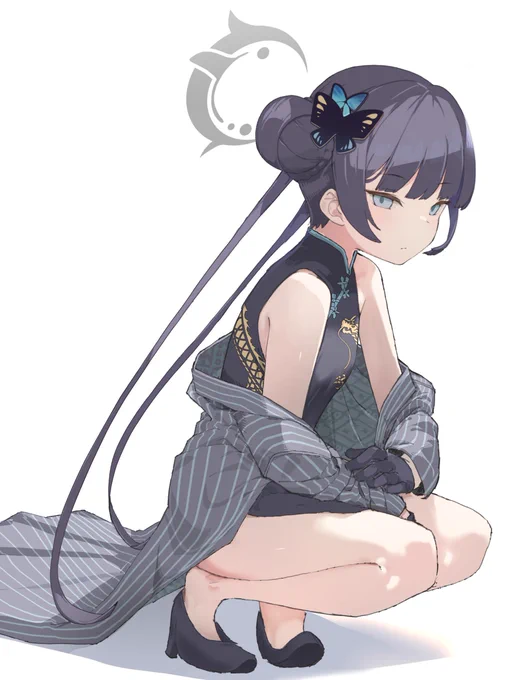 「ん…汝よ、これでよいのか?」 #ブルアカ #キサキ 