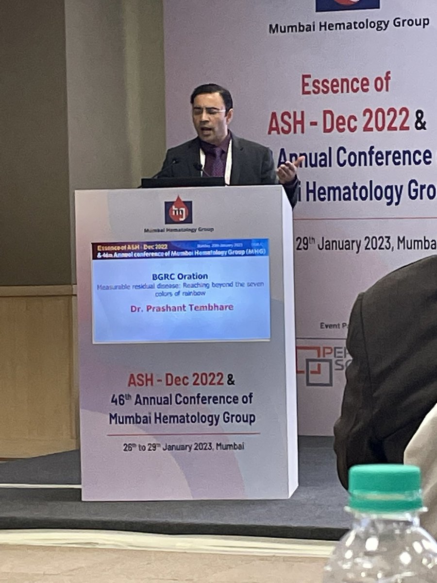 A great day for <a href="/TataMemorial/">Tata Memorial Hospital</a> <a href="/ACTREC_TMC/">ACTREC-TMC</a> 
Both prestigious orations of Mumbai Hematology Group in its 46th year to our Karan-Arjun Jodi of #HemPath <a href="/nvpatkar/">Nikhil Patkar</a> and <a href="/PrashantTembha1/">Prashant Tembhare</a> 
Such a well deserved honor and so proud to work with this amazing duo &amp; <a href="/pgsmani38/">p g subramanian</a> Sumeet Gujral