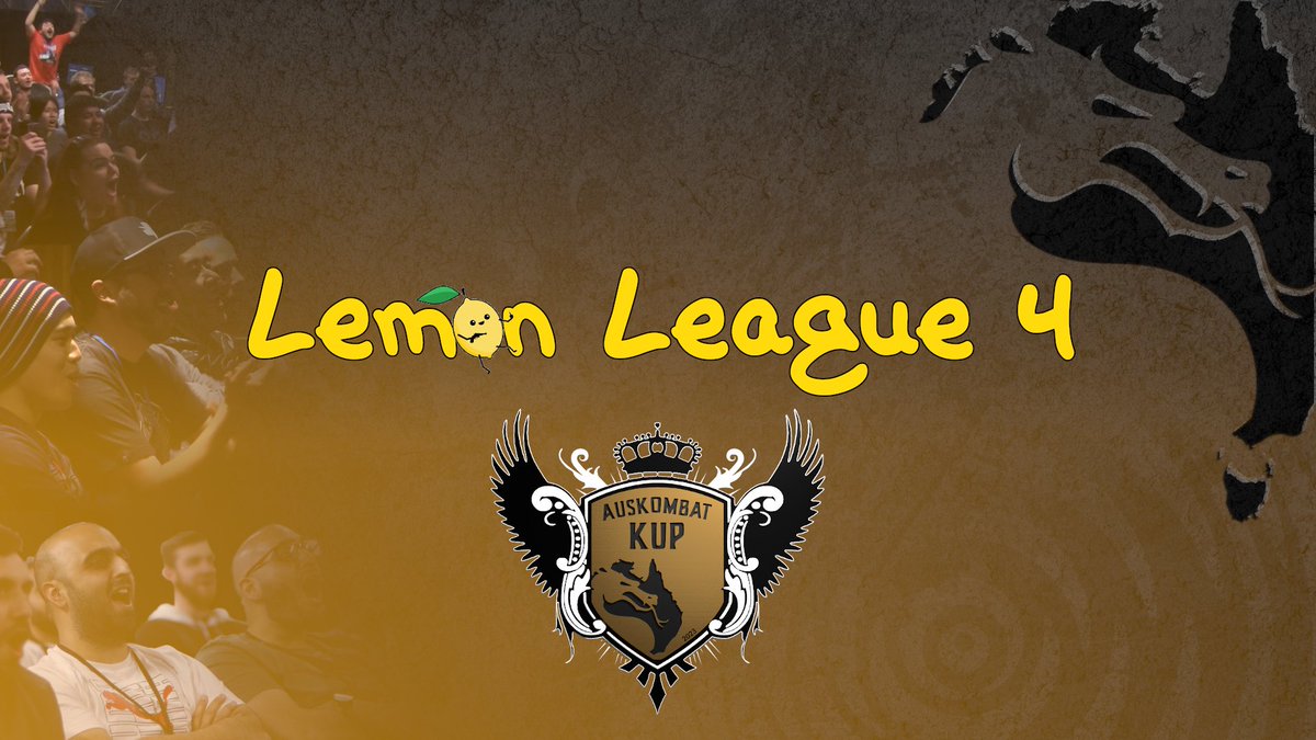 Top 8 for Lemon League 4 has started. Tune in at twitch.tv/Lem0nLad

#YouHaveToBeHere