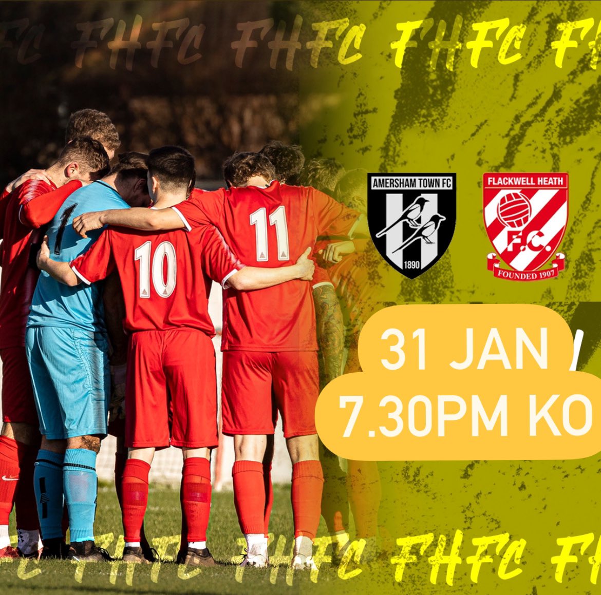 🏆 Tuesday Night Under The Lights 🏆

We head to Spratleys Meadow to face <a href="/AmershamTownFC/">Amersham Town FC</a> in the 2nd Round <a href="/BerksandBucksFA/">Berks & Bucks FA</a> Senior Cup. 

The winners of this tie will go on to host <a href="/MKDonsFC/">Milton Keynes Dons</a> in the next round. 

Come and support the boys 🔴⚽️🏆

#Heathens