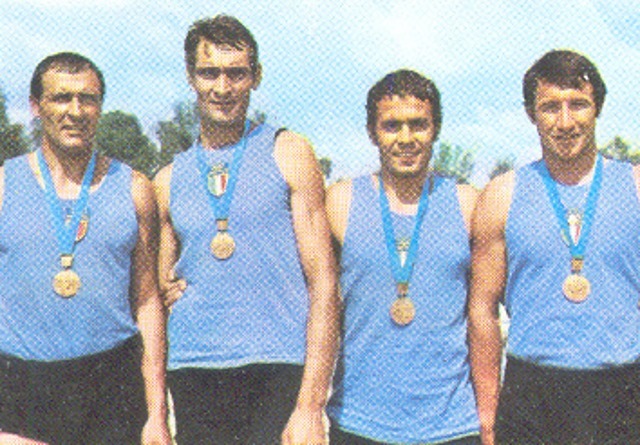 Coninews's tweet photo. Medaglia di bronzo nel quattro senza ai Giochi Olimpici di Città del #Messico1968, buon compleanno ad Abramo Albini! 🎁🎊
#29gennaio #HappyBday @canottaggio1888 https://t.co/iBI3RIYuAR