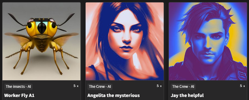 Claes_Pancakes's tweet photo. Worker Fly A1, Angelita the mysterious & Jay the helpful now available!
Don't forget reading the description!
Follow the link to the drops! 💧💦
https://t.co/72akCP3fTJ
#TezosNFTs $tezos #objktnft #stopthetakeover #thecrew #theinsects https://t.co/ZdGivty7XO