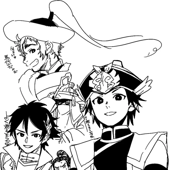 むそ落描き
ペンの充電切れたのでここまで 