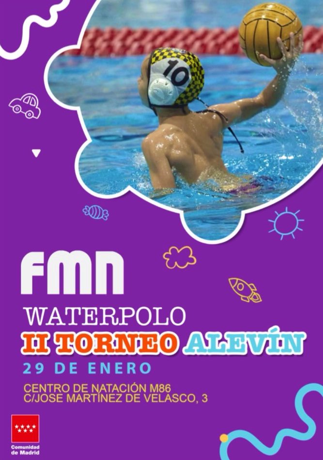 cnboadilla's tweet photo. #WP
Hoy se disputa en #M86 el II Torneo Alevín de Navidad @fmn_oficial
Nuestros #equipos #femenino y #masculino lo van a pasar en grande en la #granfiesta del #waterpolo #alevín
🎉🎉🤽‍♀️➕🤽🏼‍♂️🎉🎉
#competid
#disfrutad
#elpololopeta https://t.co/wPYyz4Pk2H