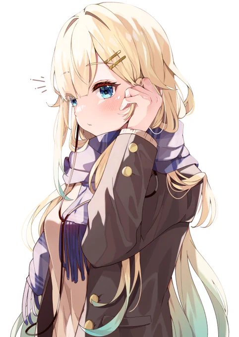 …隣のクラスの…藍沢さん。#えまぁーと 
