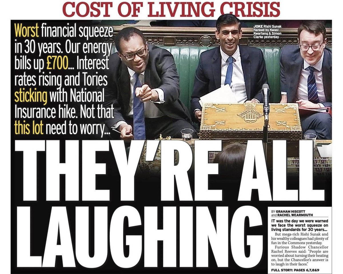 13 years of a Tory Gov:
• Can't use heating
• Can't swim in the sea
• Can't get pay rise
• Can't get police officer, ambulance, or GP appt.
• Can't protest 
• Can't trust our Prime Minister's and the cabinet.
• Can't wait for a General Election!
#ridge #BBCLauraK